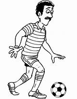 Coloring Soccer Man Pages Cup Playing Print Gif Player Players Site Clipartbest Clipart Popular Coloringhome Cautious sketch template