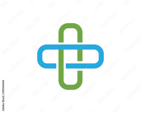 hospital logo stock vector adobe stock