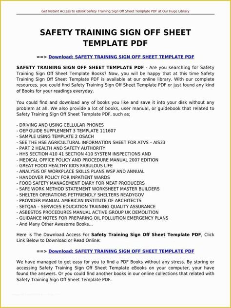 Free Osha Safety Manual Template Of Osha Safety Manual Software