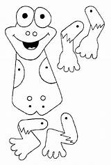 Puppet Worksheets Preschoolactivities Frog sketch template