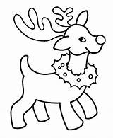 Christmas Coloring Pages Printable Preschoolers Reindeer Preschool Small Holiday Drawing Clipart Wreath Prek Sheets Merry Cliparts Easy Cute Kids Clip sketch template