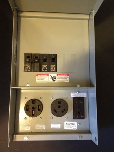install   amp rv power outlet  branch