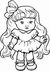 Pages Doll Coloring Getcolorings sketch template