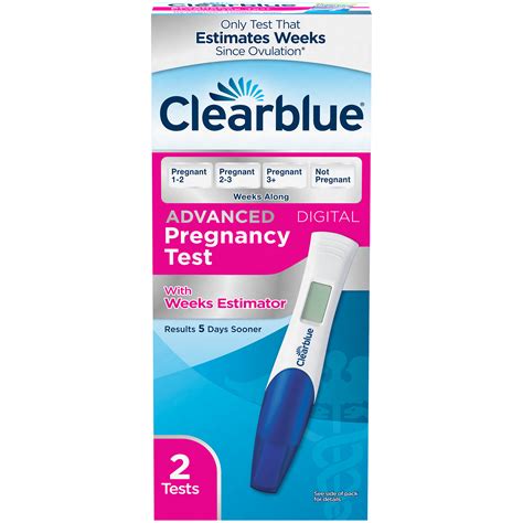 clearblue easy pregnancy test advanced digital  ct health wellness family planning
