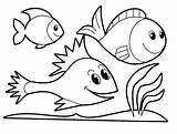 Coloring Pages Fish School Getcolorings Loaves Fishes sketch template