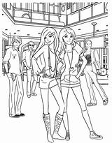 Barbie Coloring Pages Friends Spy Squad Color Printable Print Girls Template Getcolorings Kids Site Comments sketch template
