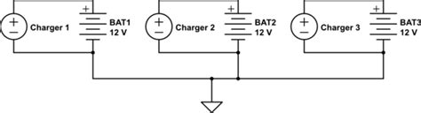 charging lead acid car batteries   common ground electrical engineering stack exchange