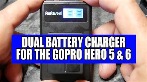 dual battery charger   gopro hero   youtube