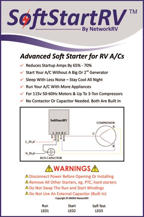 soft start  rv ac units softstartrvs rv ac soft starter kit