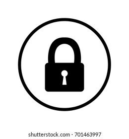 lock sign isolated vector transparent stock vector royalty