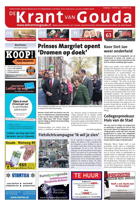 issuu de krant van gouda  oktober   goudamediagroep goudamediagroep