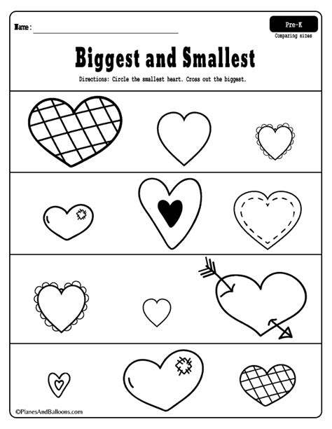 valentines day worksheets  preschool morning work  printable
