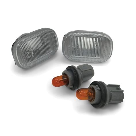 indicator guard repeater light flasher pair  bulbs fits toyota hilux   quality aftermarket