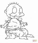 Rugrats Coloring Pages Tommy Susie Hugs Printable Cartoons Color Cartoon Online Tomy Drawing Coloringpages101 Birthday Kids Baby Colouring Mom His sketch template