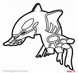 Kyogre Primal Drawing Draw Pokemon Getdrawings sketch template