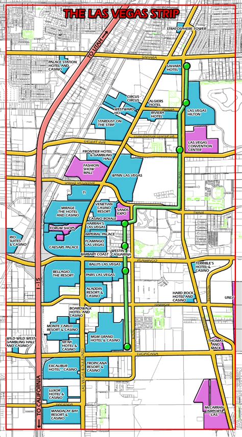 las vegas map detailed city  metro maps  las vegas