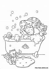 Bath Bubble Coloring Shortcake Strawberry Pages Charlotte Fraises Aux Drawing Having Sheets Imprimer Coloriage Print Color Getdrawings Dessins Colorier Para sketch template