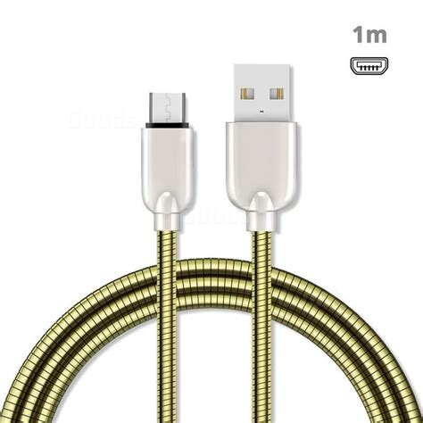metal  sharp zinc alloy spring micro usb data charging cable microusb  usb  cable