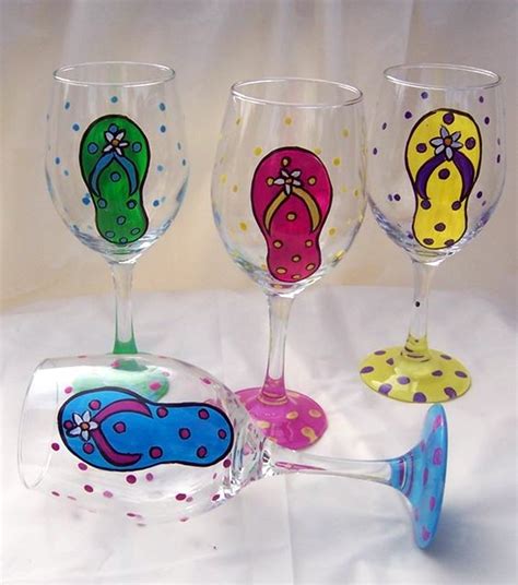 40 Artistic Wine Glass Painting Ideas Bored Art