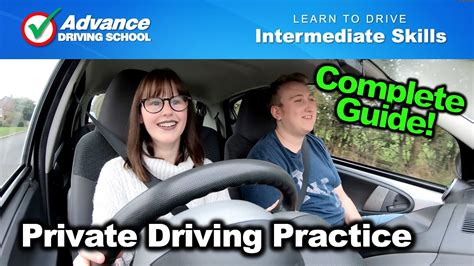 how to get the most from private driving practice learn to drive