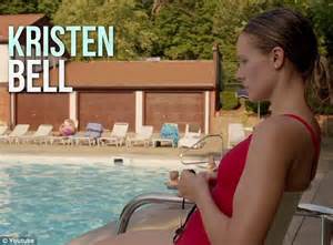 New Mother Kristen Bell Reveals Her Tiny Bikini Body In New Trailer For
