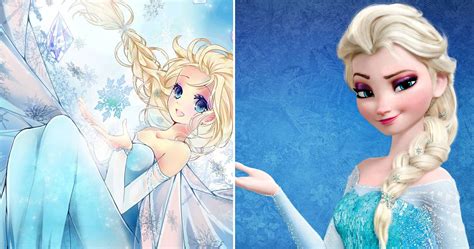 10 Disney Princesses Reimagined As Anime Characters Cbr