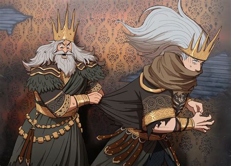 Nameless King And Gwyn Lord Of Cinder Dark Souls And 2 More Drawn By
