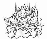 Mario Coloring Pages Super 3d Bowser Printable Land Smash Giga Getcolorings Cocky Color Print Getdrawings Choose Board Bros Template Printables sketch template