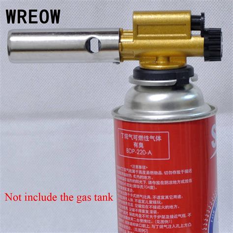gas torch flame gun blowtorch cooking soldering butane lighter heating portable buckle