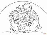 Bears Berenstain Disegno Hugging Orsi Abbracciano Corduroy sketch template