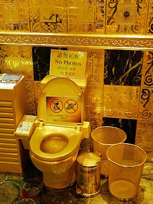 solid gold toilet top  famous toilets time
