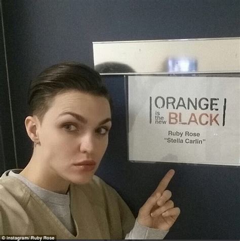Ruby Rose Poses With Orange Is The New Black Star Uzo