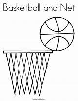 Basketball Coloring Pages Kids Wildcats Madness March Sport Go Sports Worksheet Twistynoodle Colouring Template Sheets Football Outline Noodle Print Ball sketch template
