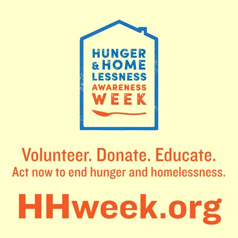 promotional content hunger and homelessness awareness week