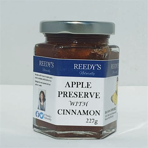 apple preserve  cinnamon reedys naturally