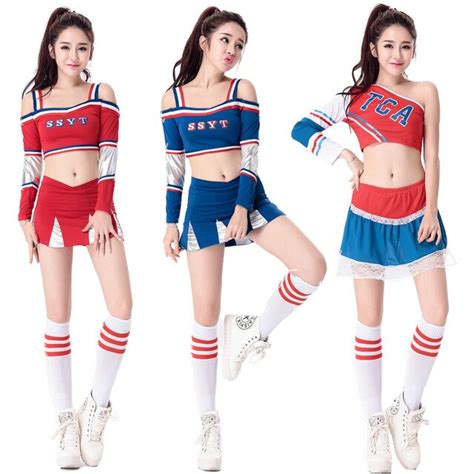 ssyt sexy high school cheerleader costume girl baseball aerobics dance