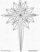 Star Bethlehem Coloring Christmas Pages Drawing Nativity Color Stars Printable Sheet Getdrawings Religious Getcolorings sketch template