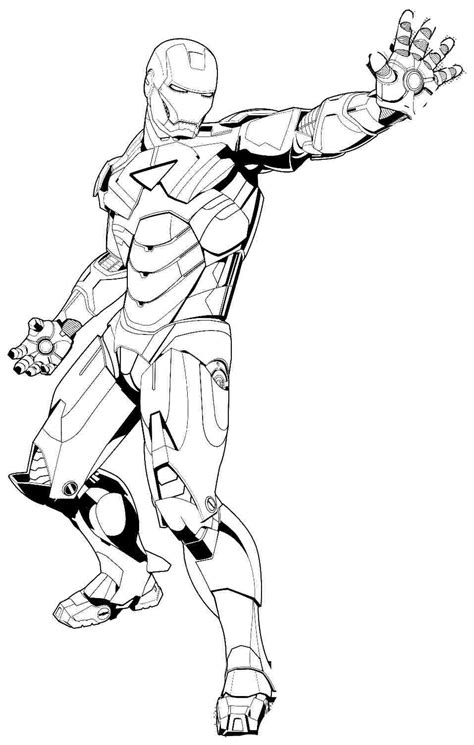 iron man  superheroes  printable coloring pages