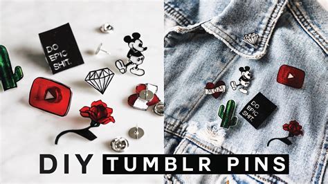 diy tumblr pins minimal easy and super affordable youtube