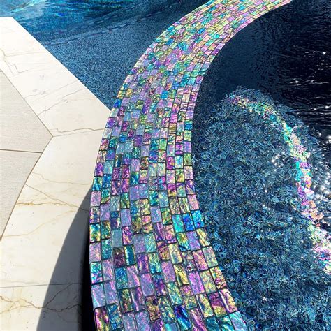 blue blend    mosaic tile gcb glass pool tile aquablu mosaics