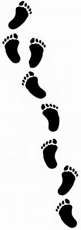Footprints Clipart Baby Foot Clip Footprint Walking Steps Footsteps Prints Cliparts Print Bare Gif Little Library Memes Car Clipground Attribution sketch template