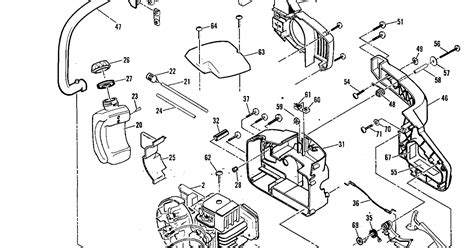 mcculloch  chainsaw parts diagram