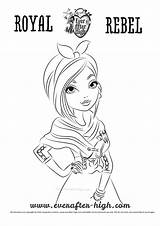 Ever After High Coloring Poppy Pages Hair Ohair Funny Colloring Kids Everafter sketch template
