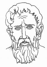 Aristotle Philosopher Getdrawings sketch template