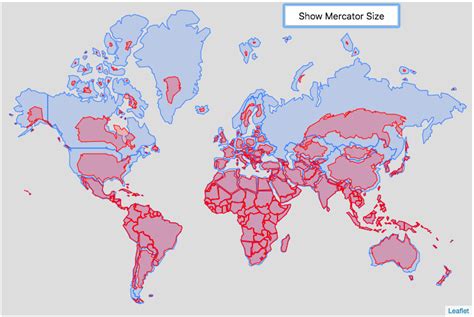 chance   true size map  minimal distortion paradox interactive forums