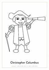 Christopher Columbus Coloring Pages Printable Getdrawings Getcolorings Just Color sketch template