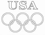 Coloring Pages Olympic Printable Symbols Usa Olympics Kids Soccer Special Am Drawing Rings Gymnastics Flag Getcolorings Patriotic Texas State American sketch template
