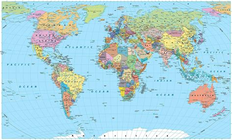 world map types