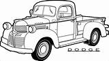 Coloring Car Pages Cars Dodge Antique Antiques Coloringbay sketch template