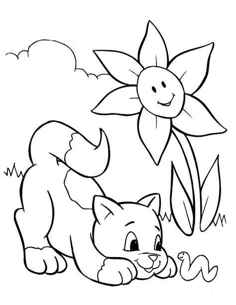 crayola spring coloring pages